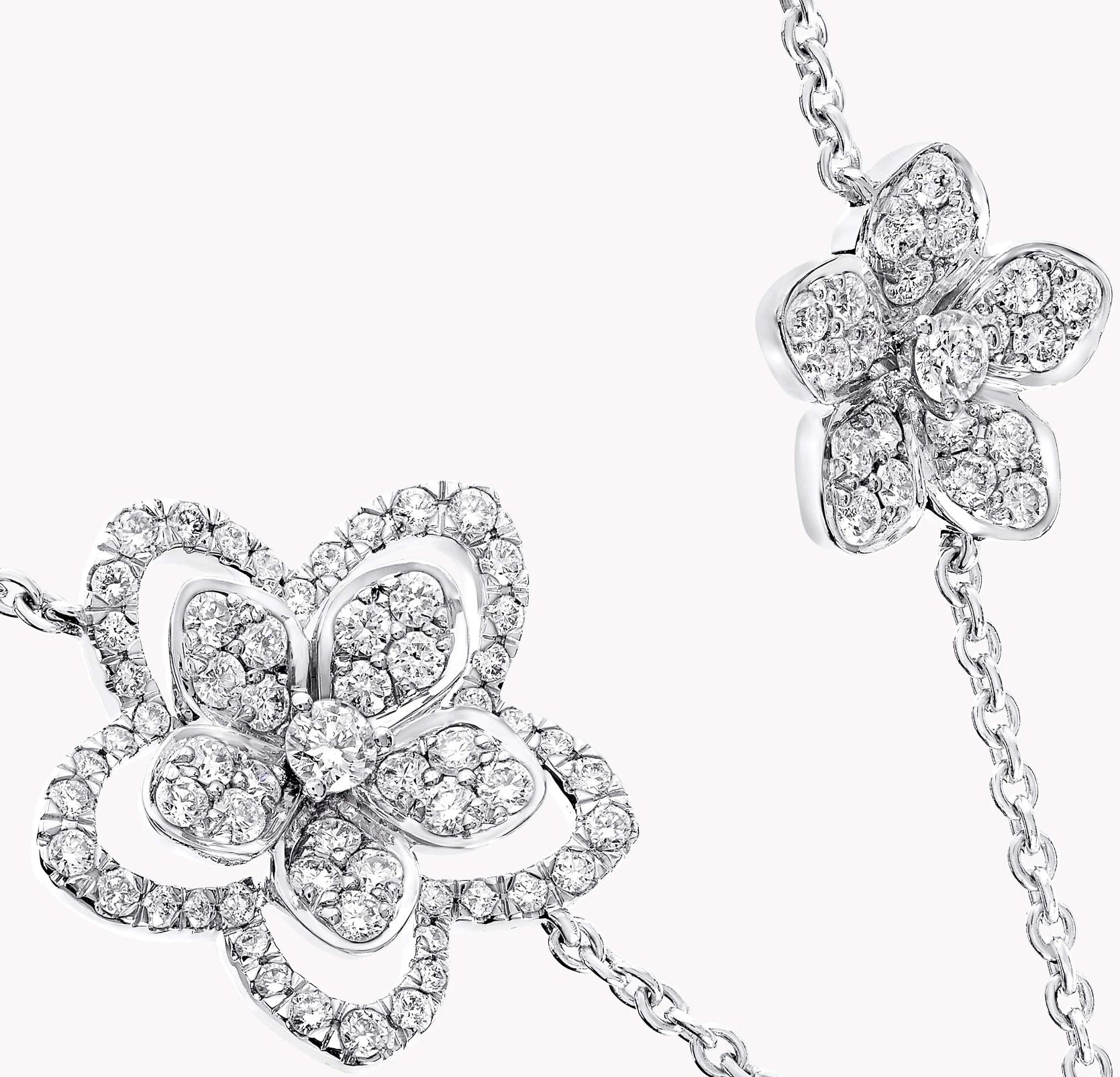 Graff Wild Flower Diamond Bracelet White Gold 0.99ct - Image 2