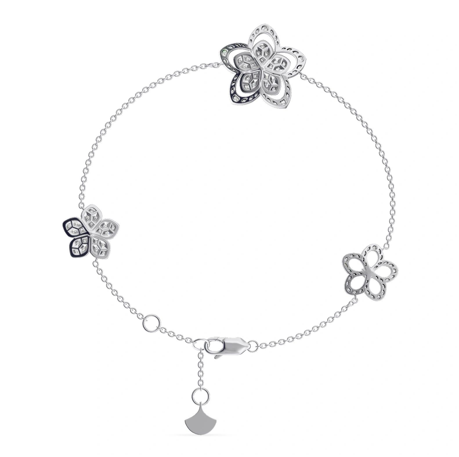 Graff Wild Flower Diamond Bracelet White Gold 0.99ct - Image 4