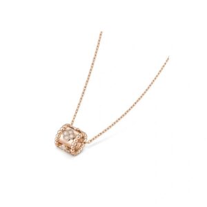 Van Cleef & Arpels Perlée Clovers Pendant in 18K Rose Gold with Diamonds (0.18 ct)