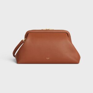 CELINE Doctor’s Pouch in Supple Natural Calfskin Tan Full Set Authentic