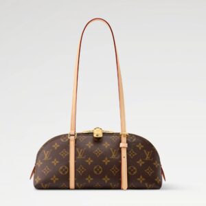 Louis Vuitton Bolso Squire East West Shoulder Bag monogram canvas Leather Full Set Authentic