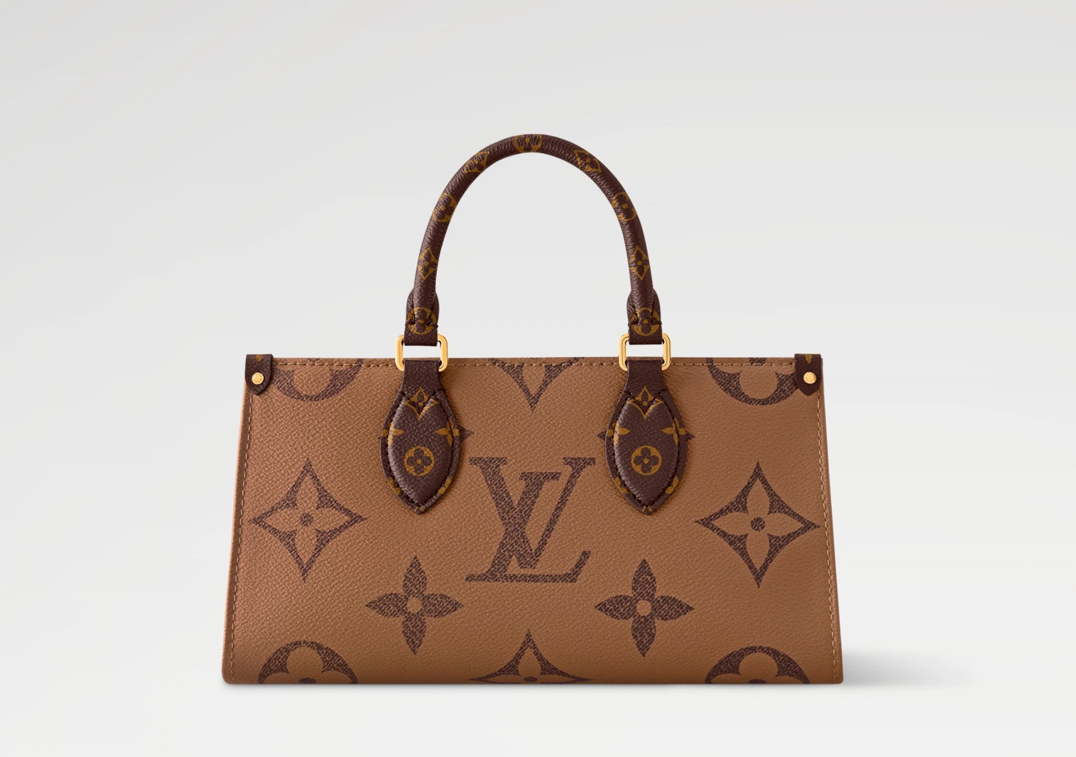 Louis Vuitton OnTheGo East West Chain M14236 – Monogram Reverse Canvas Tote Bag | Authentic Luxury Handbag - Image 3