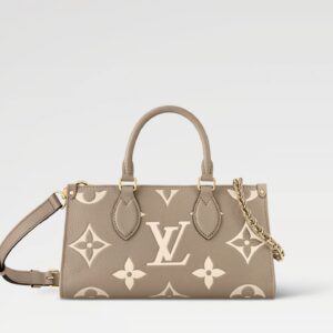 Louis Vuitton OnTheGo East West Chain M23641 – Bicolor Monogram Empreinte Leather Tote Bag | Authentic Luxury Handbag