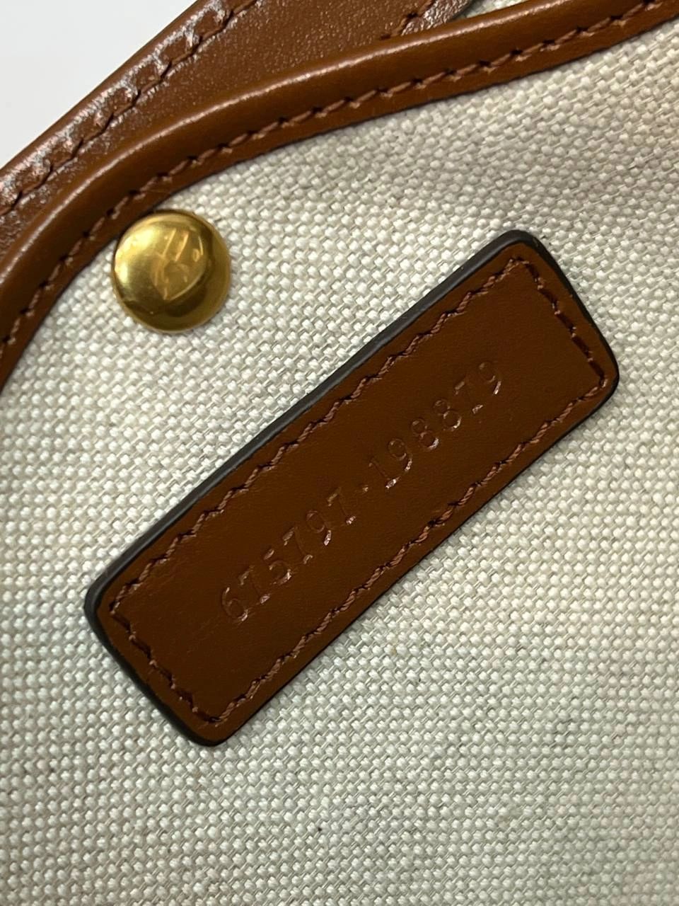 Gucci Bamboo 1947 Mini Top Handle Bag Brown leather - Image 9