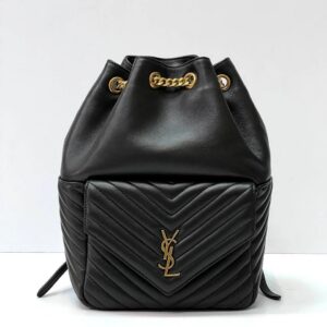 SAINT LAURENT Joe Backpack in Lambskin black
