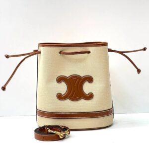 Celine seau Marin IN TEXTILE AND CALFSKIN
