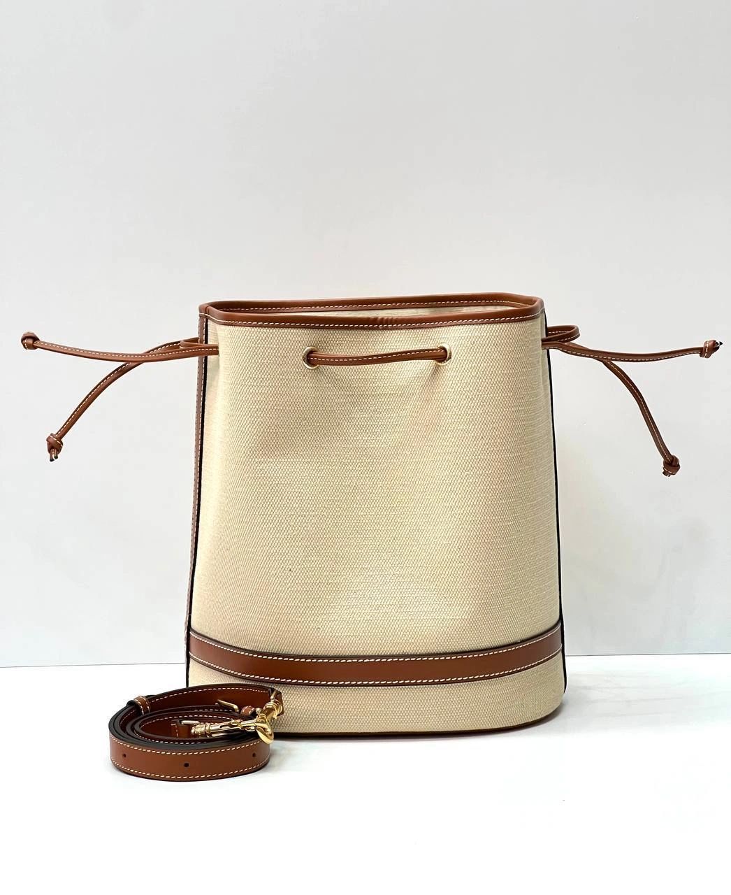 Celine seau Marin IN TEXTILE AND CALFSKIN - Image 2