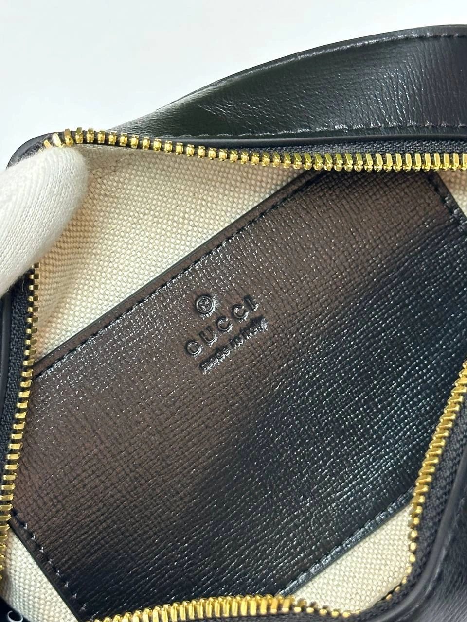 Gucci horsebit 1955 small shoulder bag black - Image 9