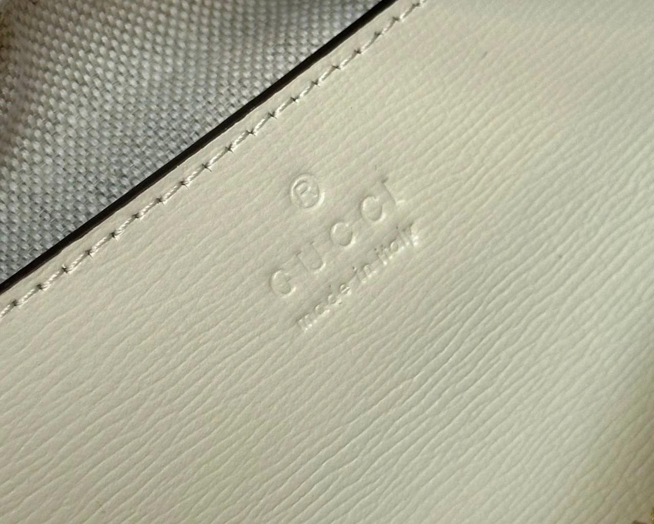 GUCCI horsebit 1955 small shoulder bag White - Image 9