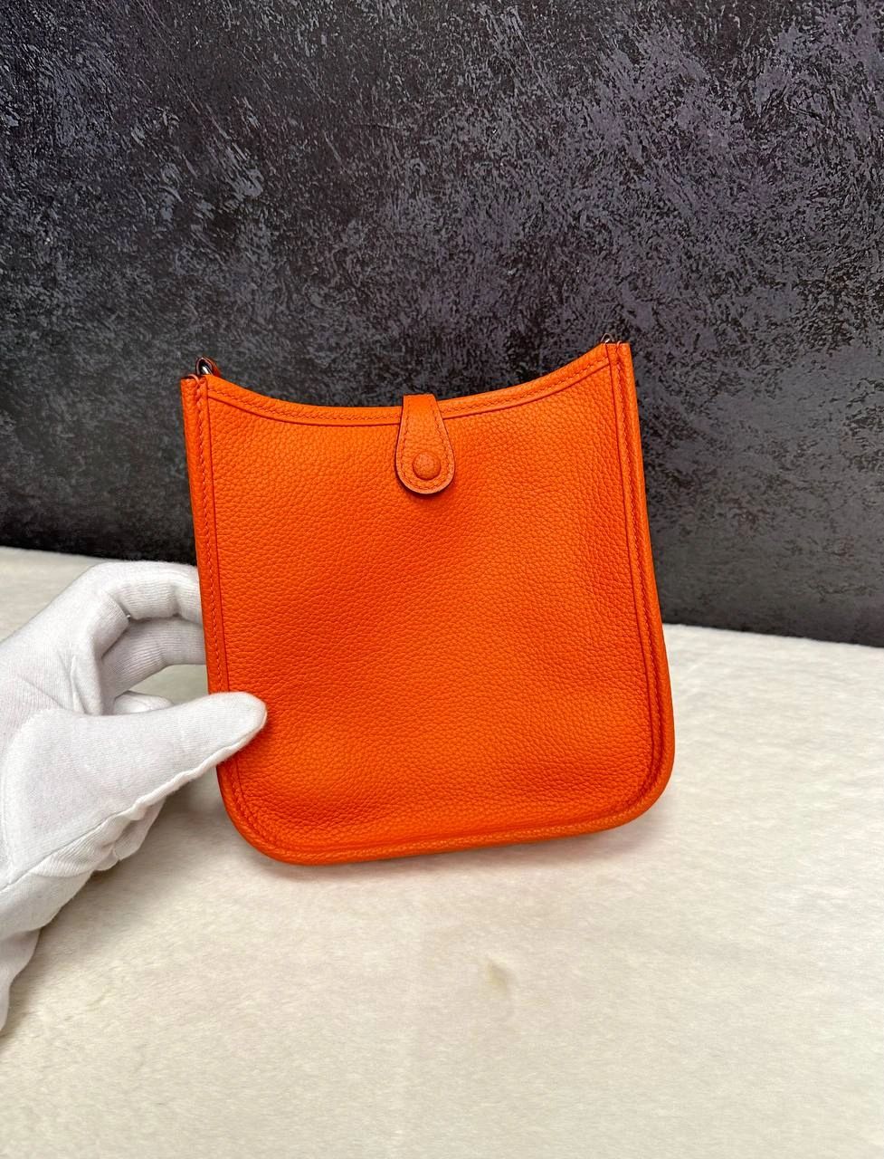 Hermes Evelyne Bag orange - Image 5