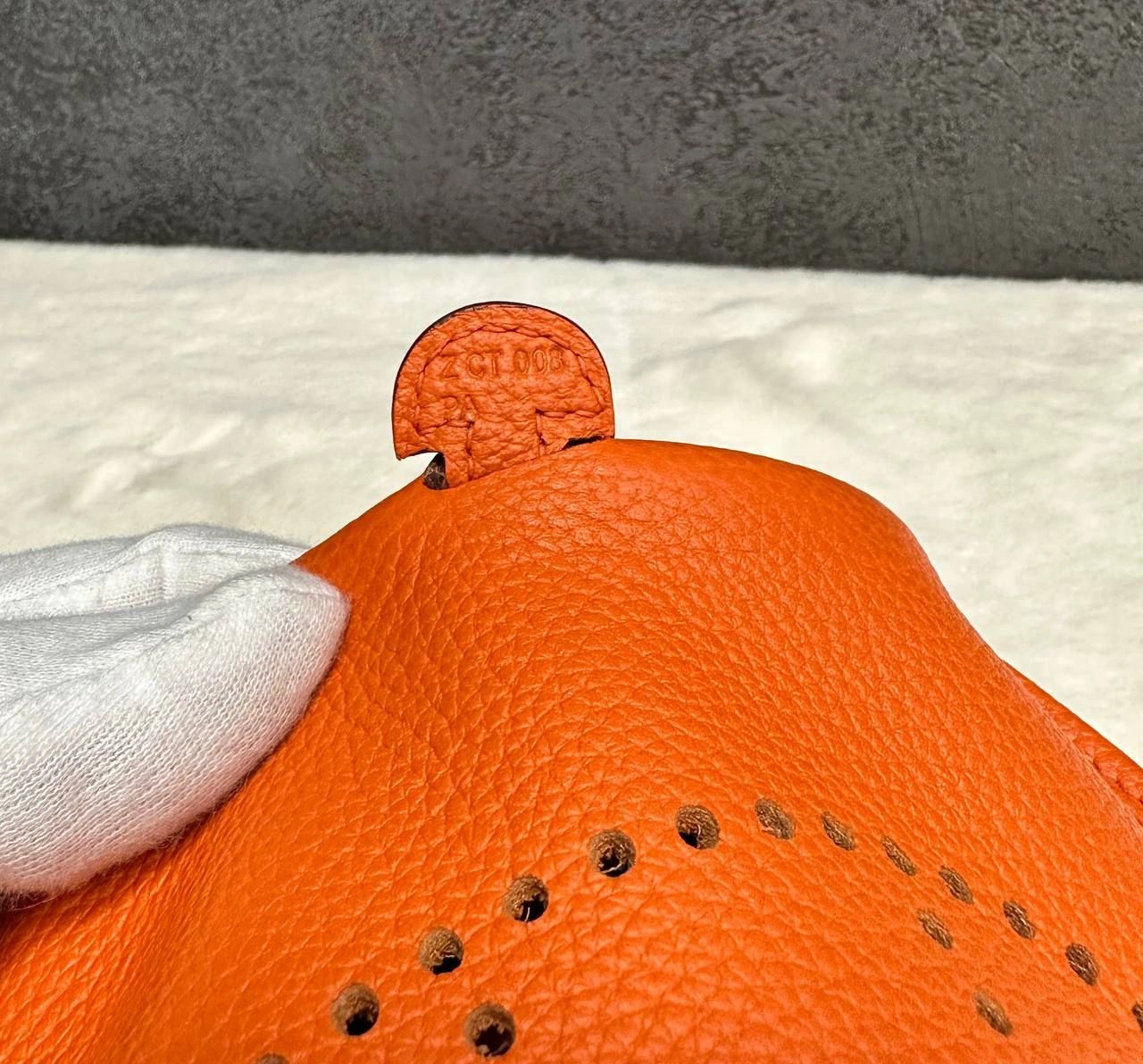 Hermes Evelyne Bag orange - Image 8
