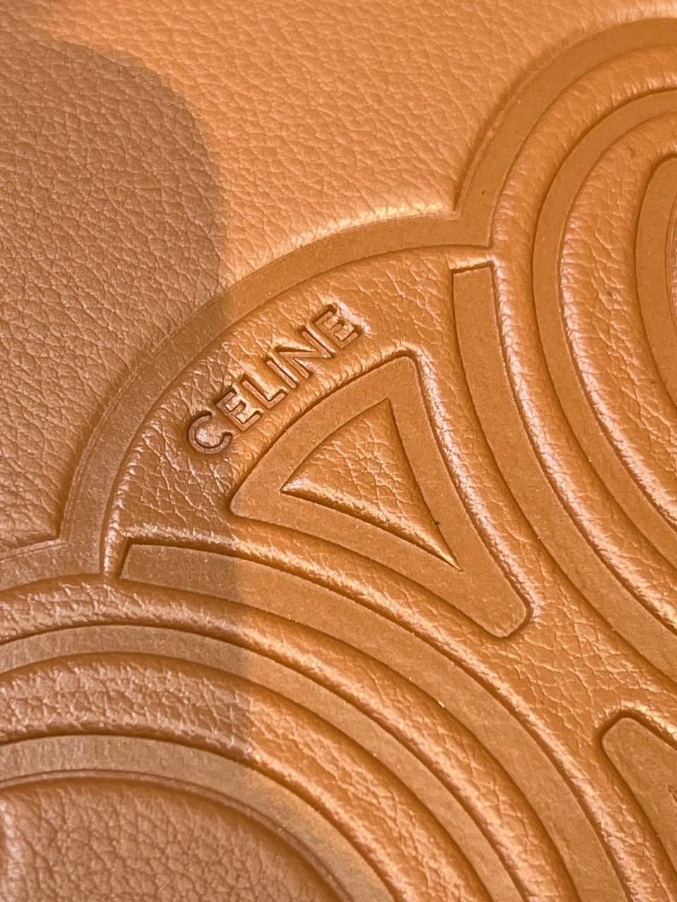 Celine HELOISE CUIR TRIOMPHE BAG IN SUPPLE CALFSKIN TAN - Image 5