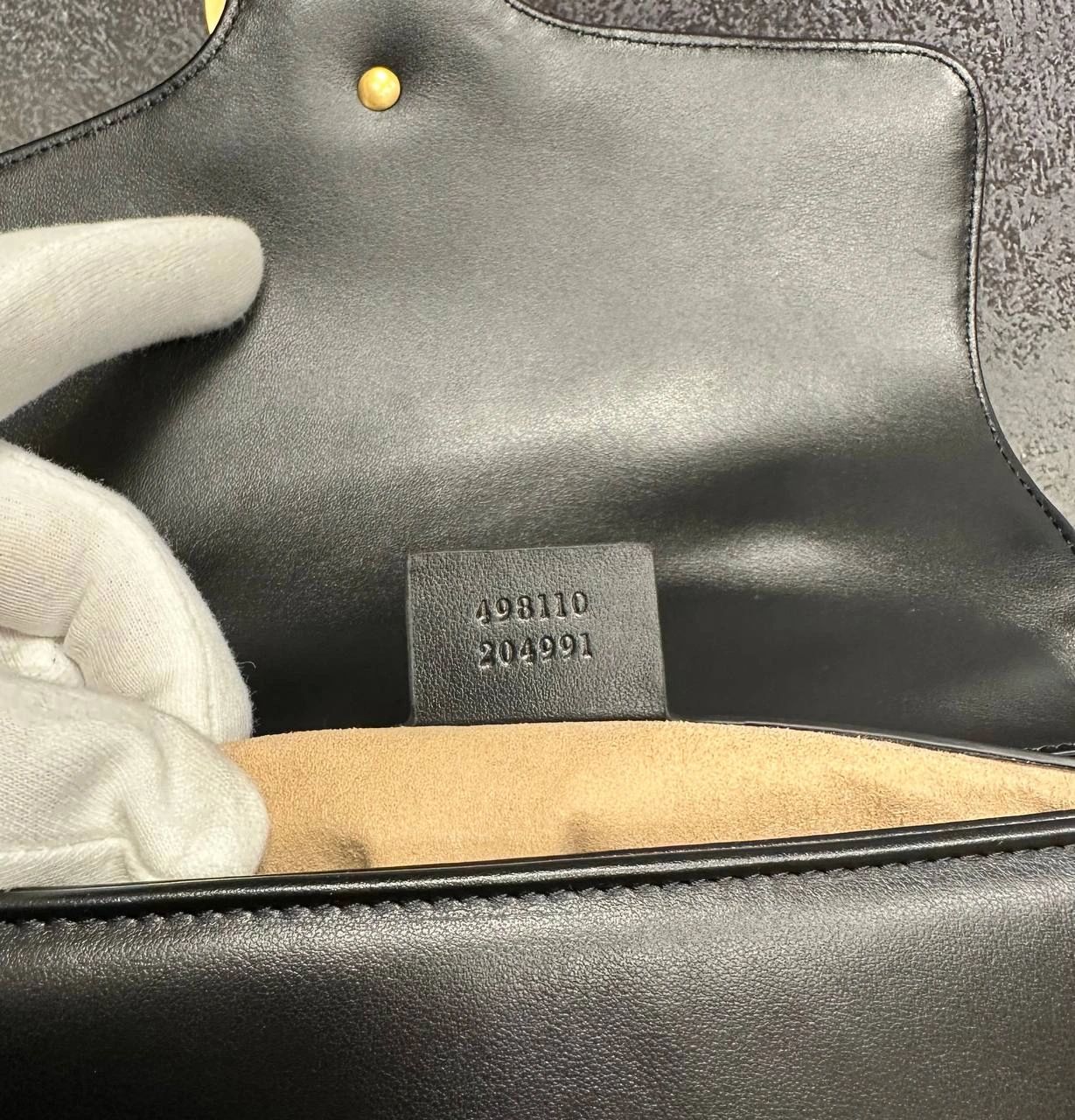Gucci GG Marmont Small Top Handle Bag black - Image 9