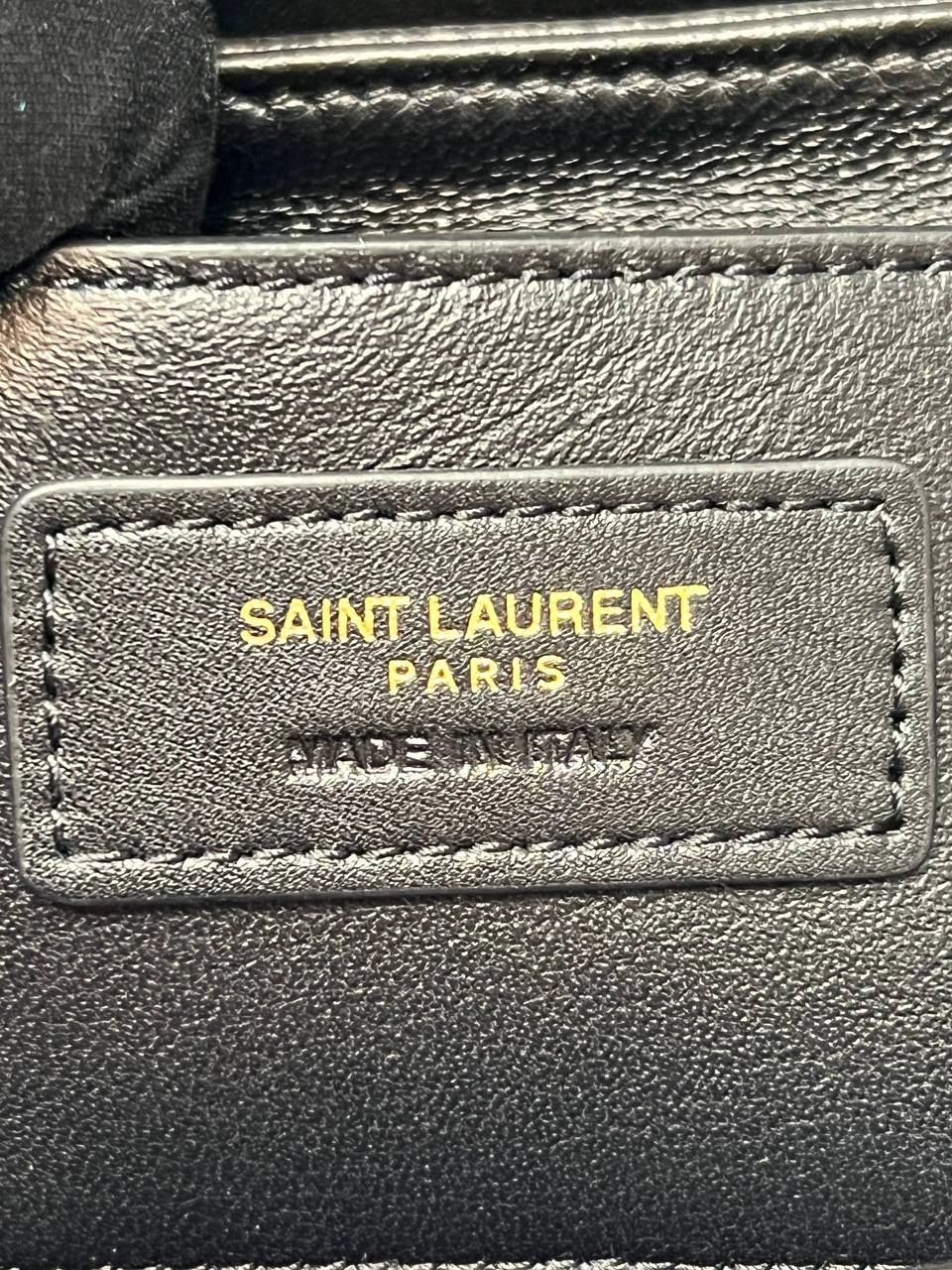SAINT LAURENT SOLFERINO MEDIUM SATCHEL IN BOX LEATHER brown - Image 8