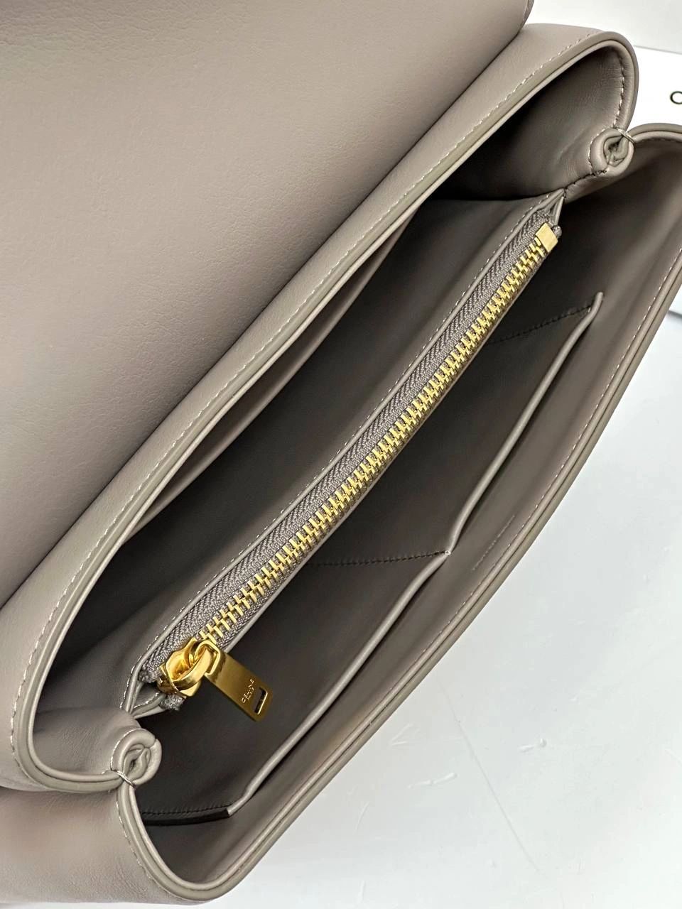 Celine medium Nino bag in supple calfskin PEBBLE - Image 6