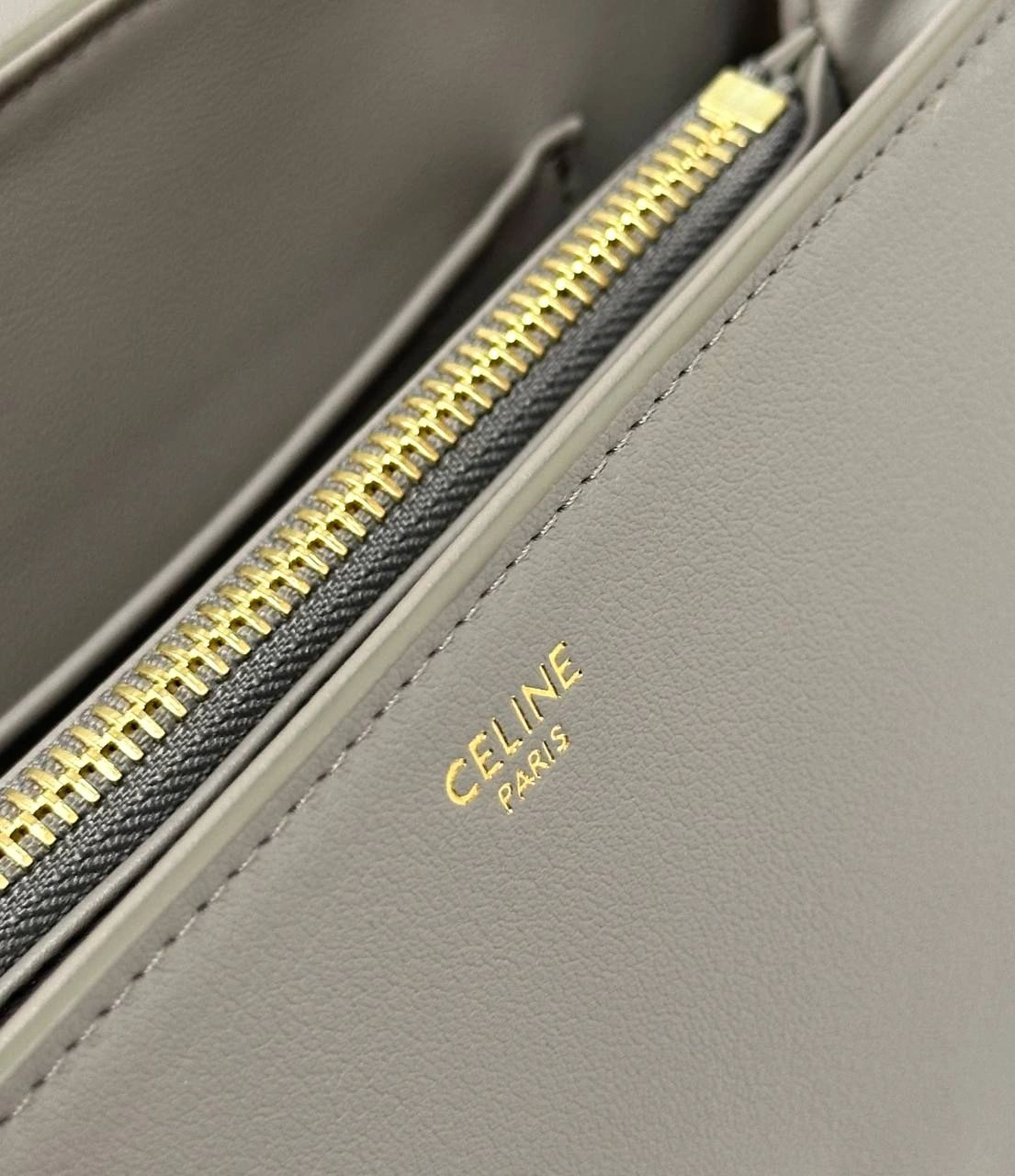 Celine medium Nino bag in supple calfskin PEBBLE - Image 7