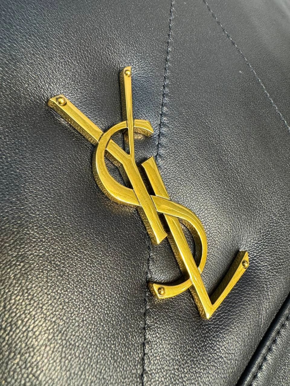 Saint Laurent JAMIE 4.3 LARGE POCHON IN LAMBSKIN black - Image 9