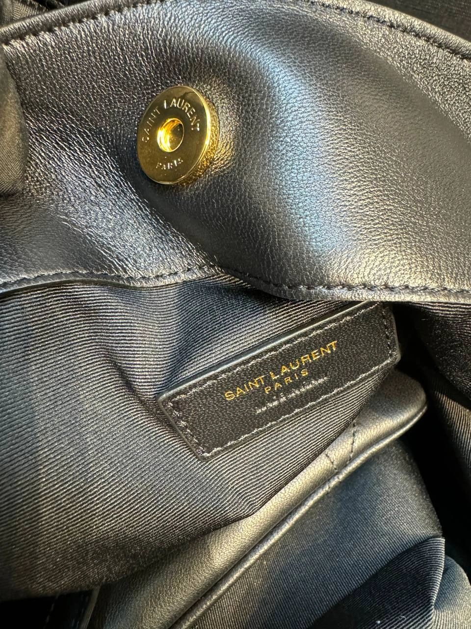 Saint Laurent JAMIE 4.3 LARGE POCHON IN LAMBSKIN black - Image 8