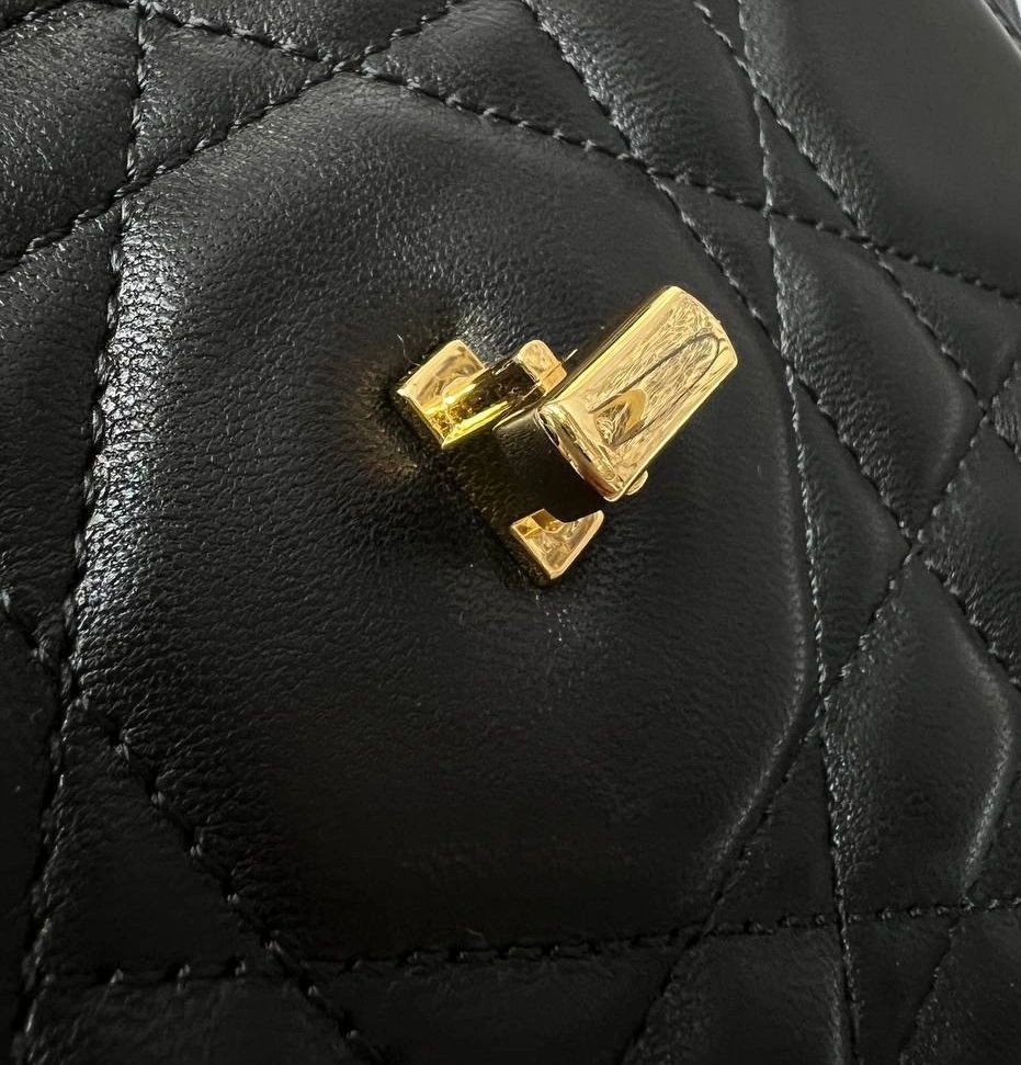 Dior Miss Caro Mini Bag Black Macrocannage Lambskin – Brand New - Image 4