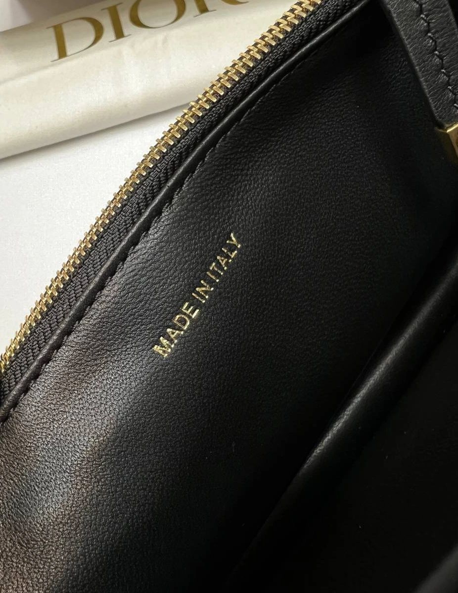 Dior Miss Caro Mini Bag Black Macrocannage Lambskin – Brand New - Image 5