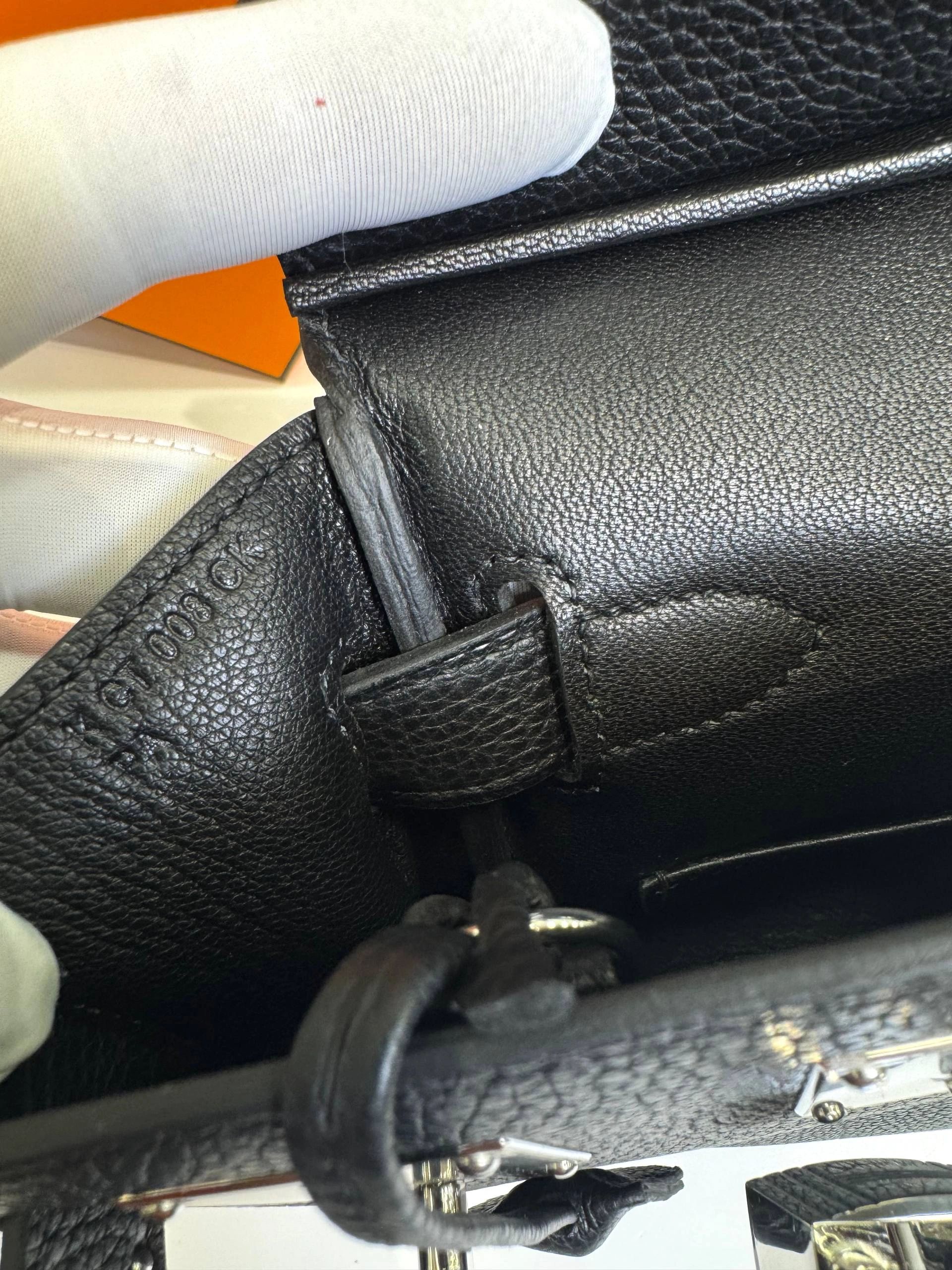 Hermès Hac à Dos PM Backpack – Black Togo Leather Brand New - Image 6