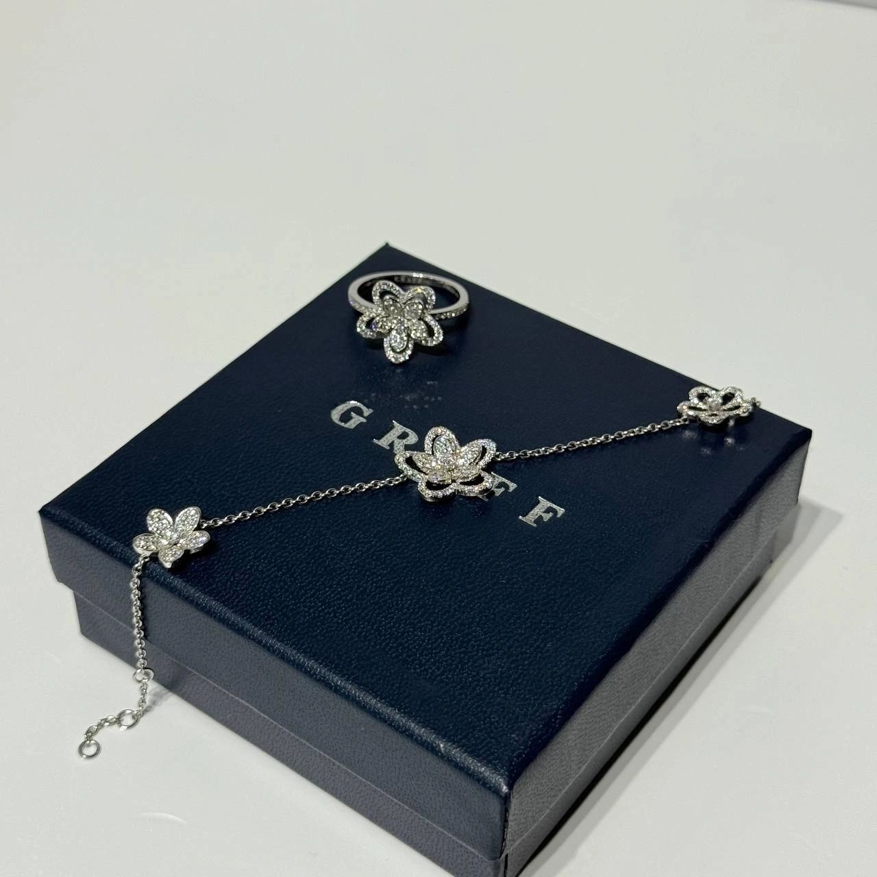 Graff Wild Flower Diamond Bracelet White Gold 0.99ct - Image 5