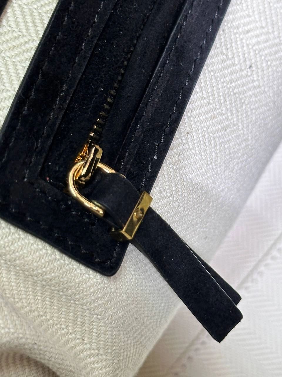 The Row Soft Margaux 15 Bag in Suede black - Image 6