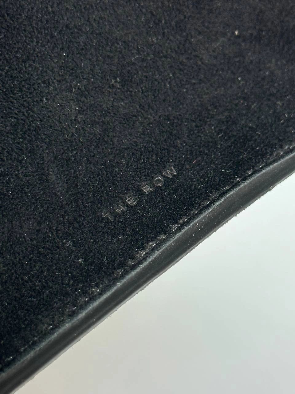 The Row Soft Margaux 15 Bag in Suede black - Image 4